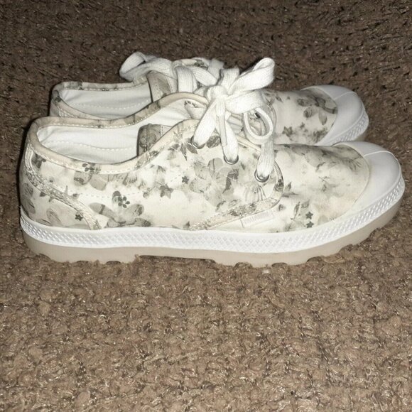 PALLADIUM-Pampa Oxford LP Moonbeam Floral Sneakers-Size 8.5-NWOB - Picture 4 of 8
